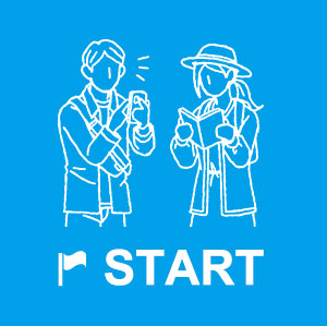 START　1.三越前駅　地下コンコース